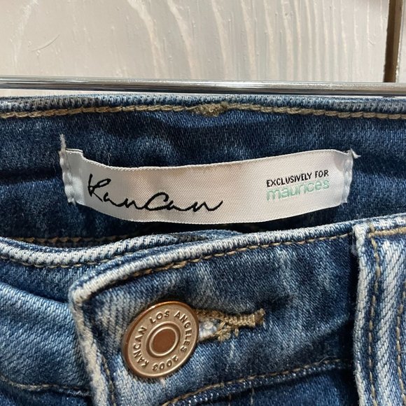 Kancan hi rise distressed skinny jean 27 - Picture 2 of 6